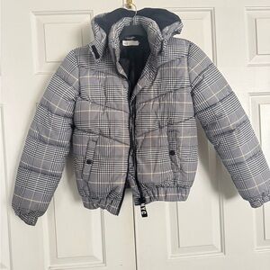H&M Kids Plaid Puffer Jacket